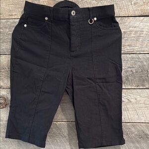 Simon Chang Black Denim Shorts